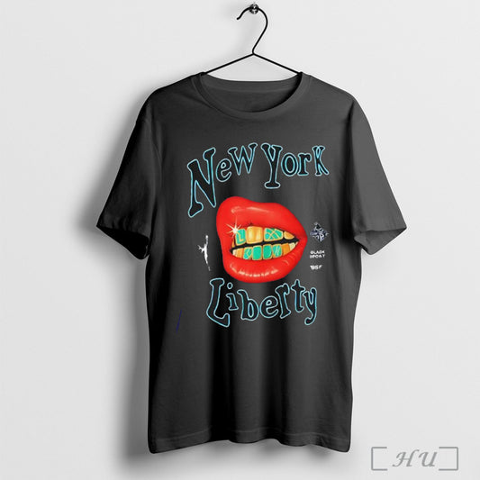 New York Liberty Black Spot 2025 T Shirt