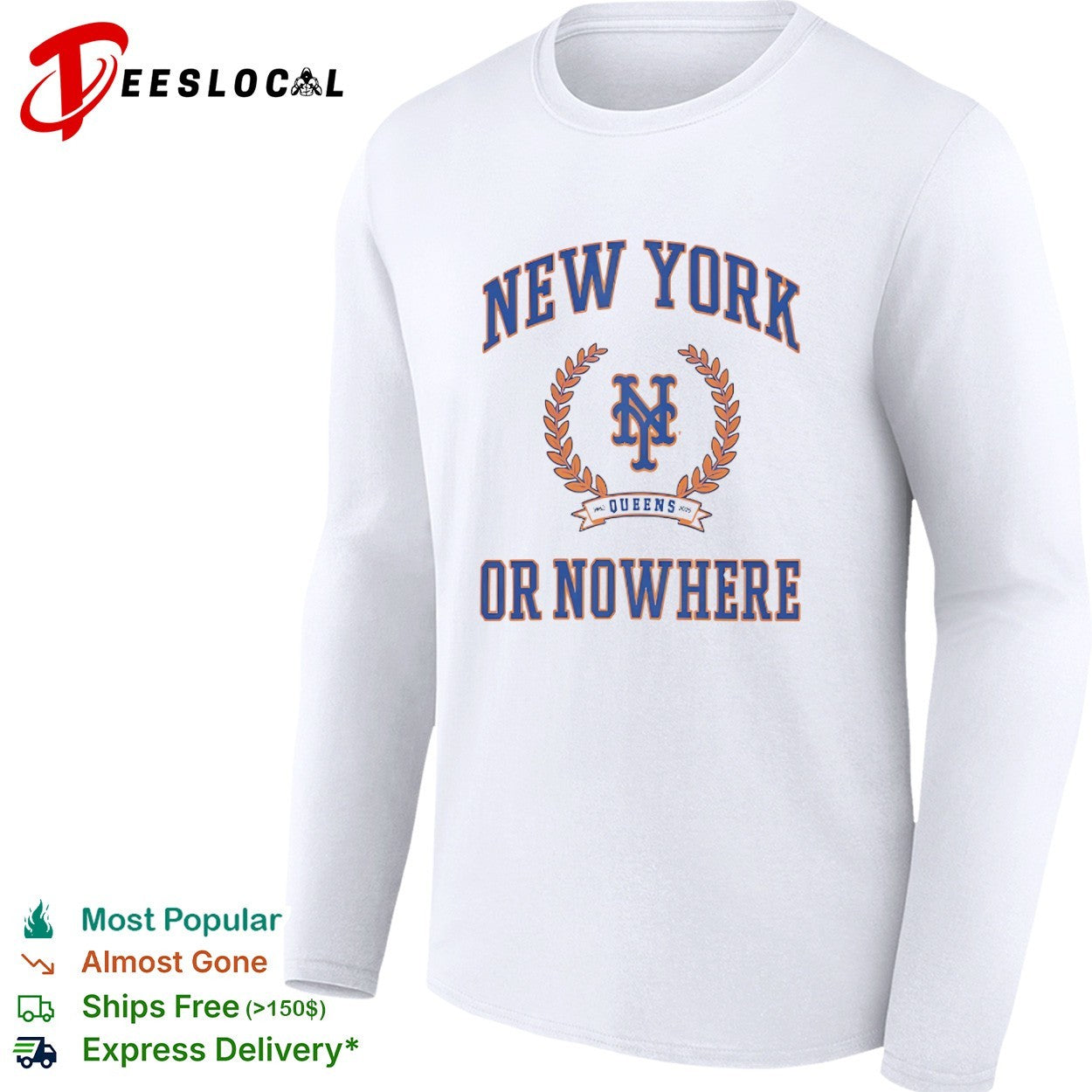 New York Mets Queens or Nowhere shirt