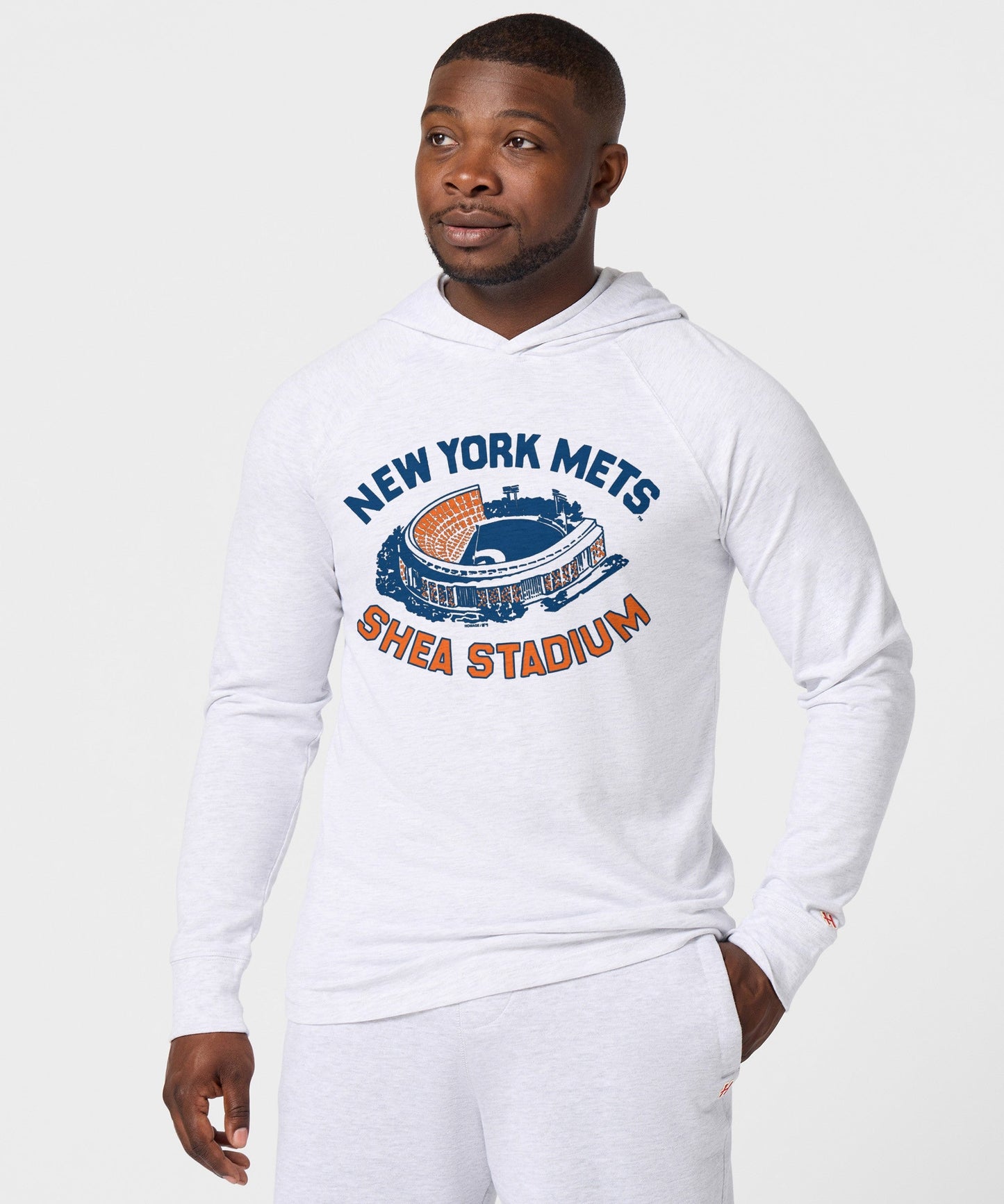 New York Mets Shea Stadium Lightweight Hoodie