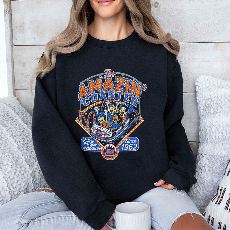 New York Mets The Amazin Coaster Since 1962 T Shirt