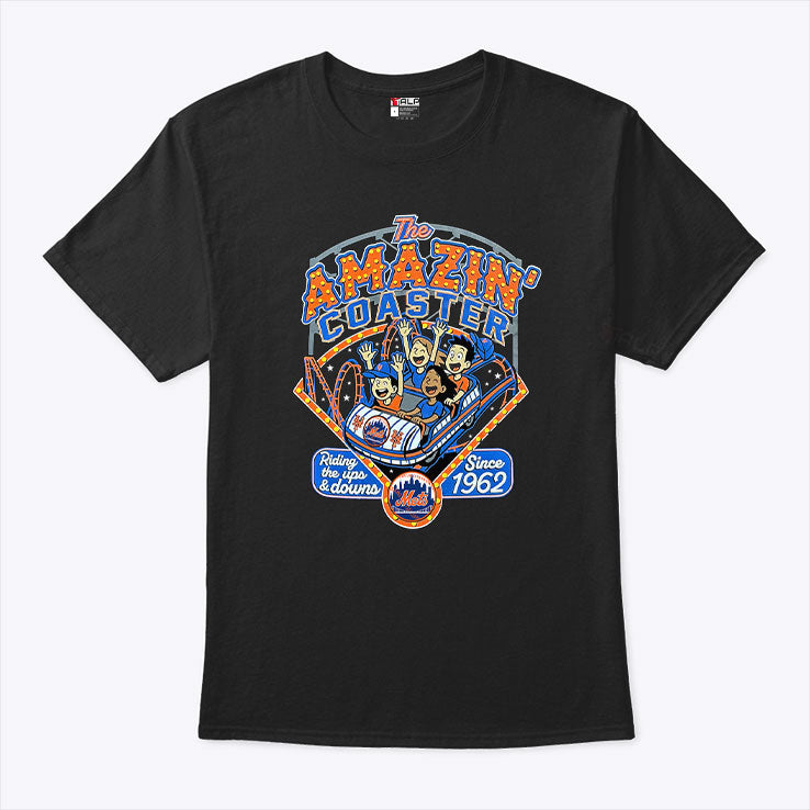New York Mets The Amazin Coaster Since 1962 T Shirt