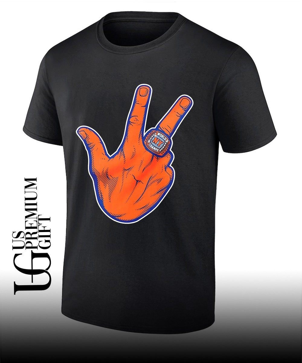 New York Mets World Champs Ring 3 points hand sports fan shirt