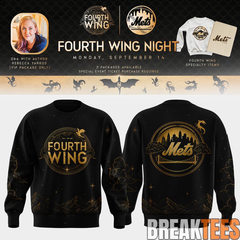 New York Mets x Fourth Wing Night 2026 Edition Sweatshirt