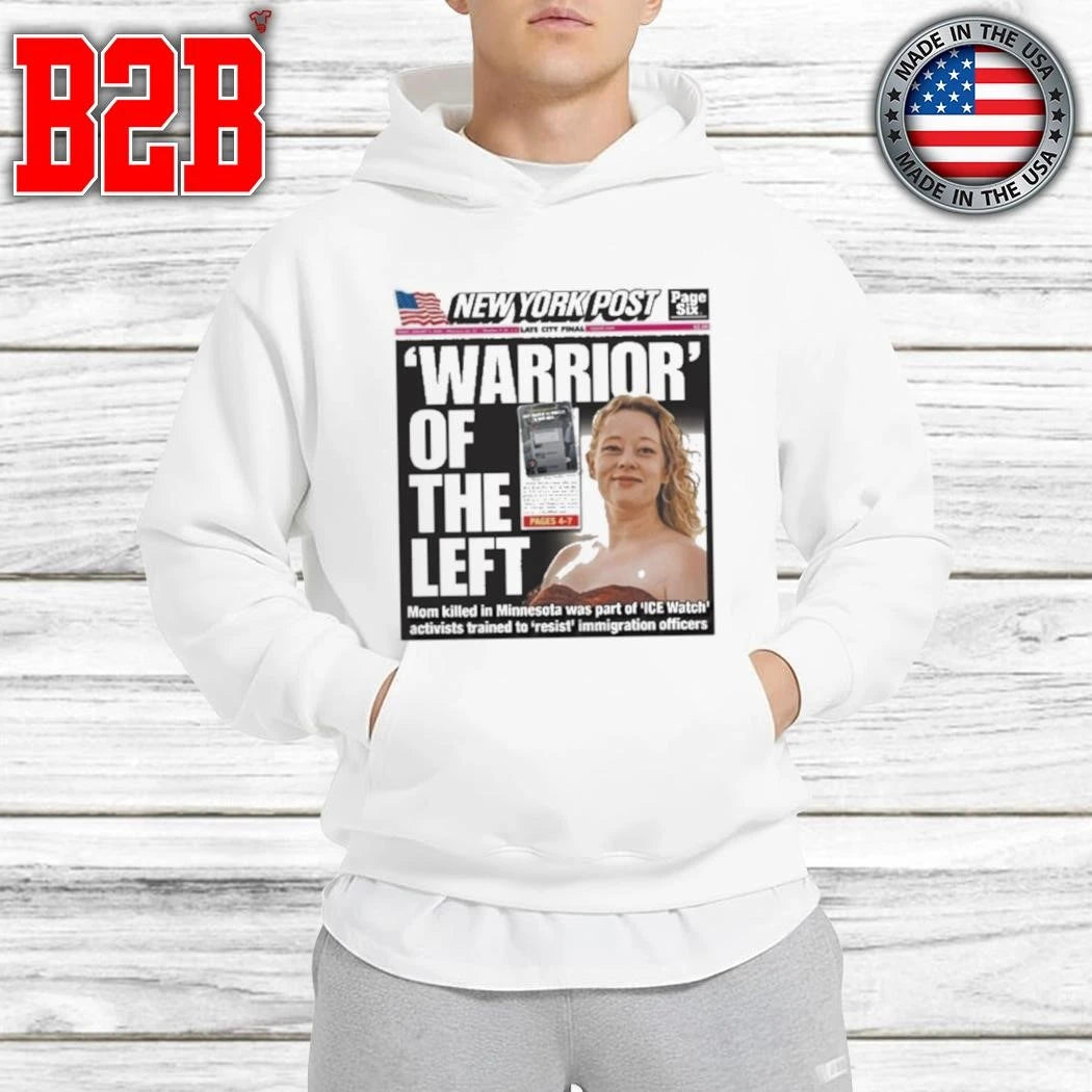 New York Post Cover Warrior Of The Left Minnesota Ice Shirt