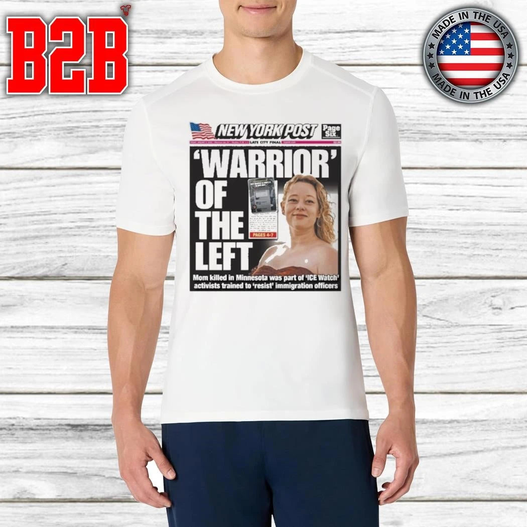 New York Post Cover Warrior Of The Left Minnesota Ice Shirt