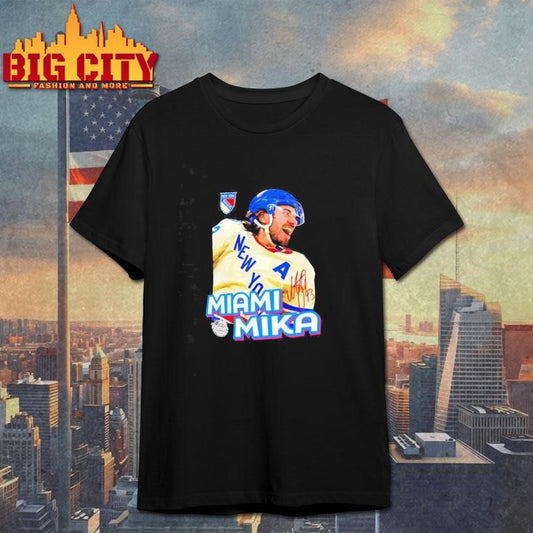 New York Rangers Mika Zibanejad Miami Mika graphic Shirt