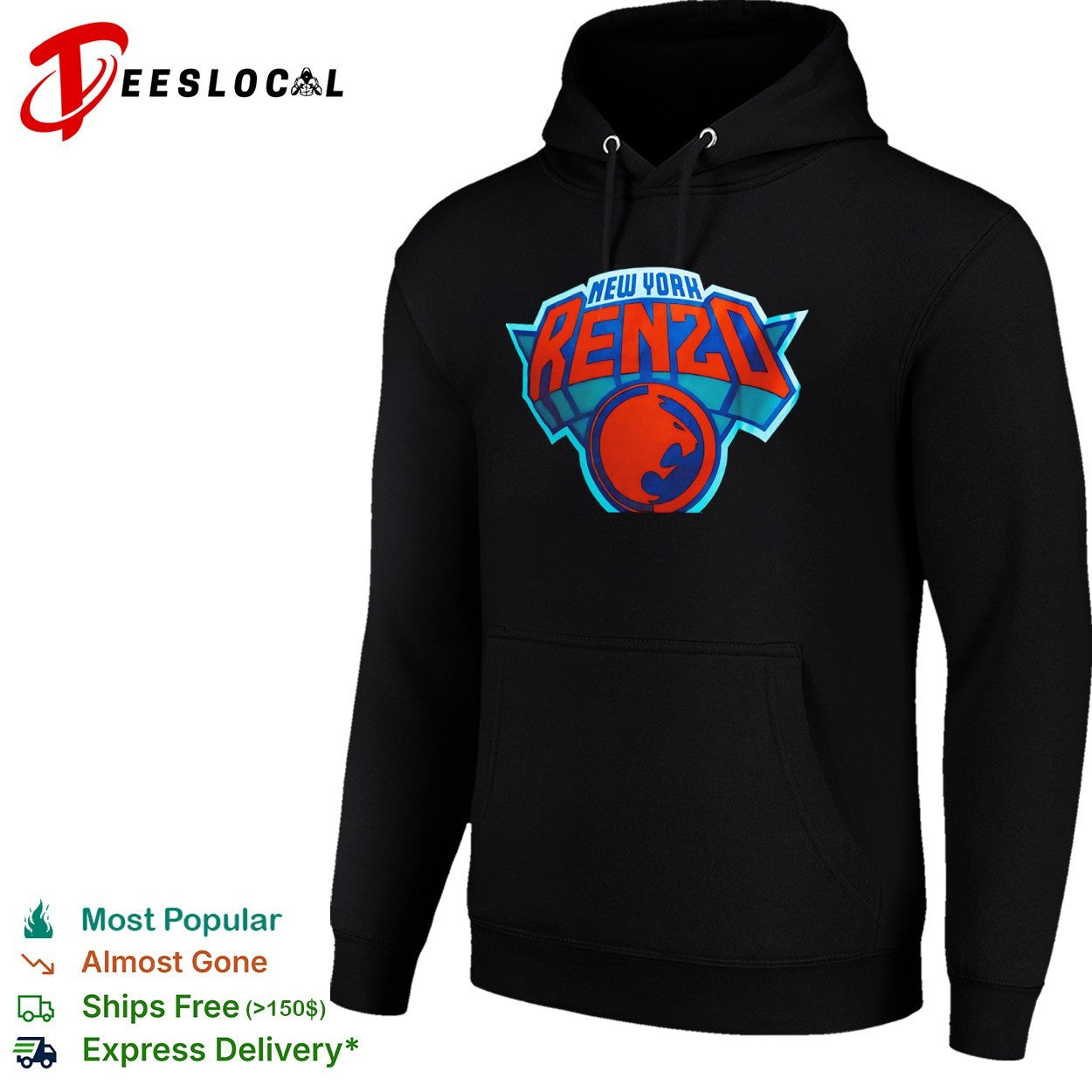 New York Renzo style New York Knicks NBA logo shirt