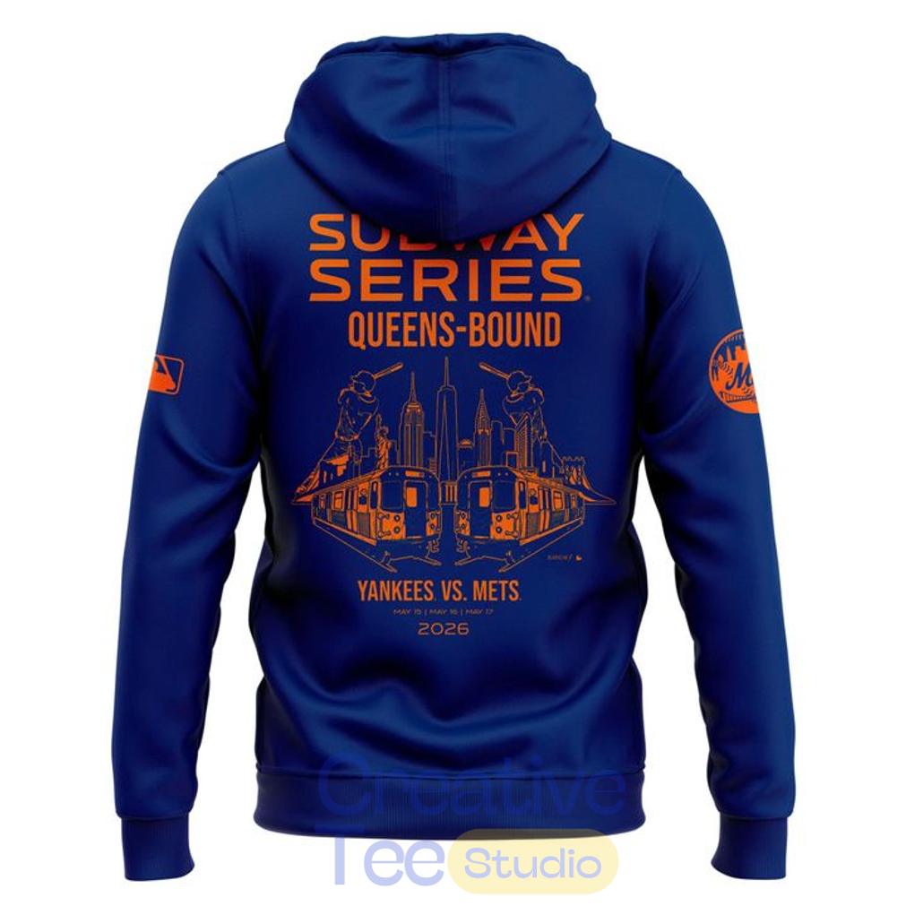 New York Yankees Mets 2026 Subway Series BronxBound Hoodie