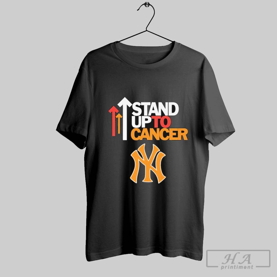New York Yankees Stand Up To Cancer T Shirts