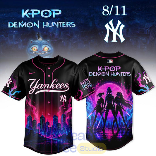 New York Yankees x K-Pop Demon Hunters Night 2026 Baseball Jersey