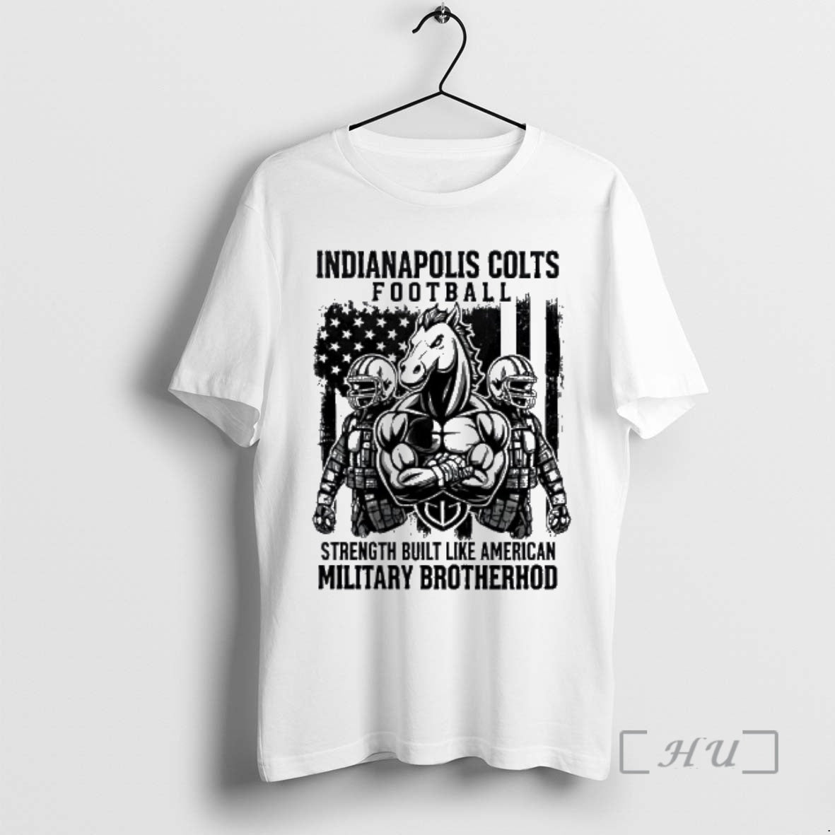 New Ndianapolis Colts Football Strength Built Like American Military Brotherhood - clothing by TeeHivey.com