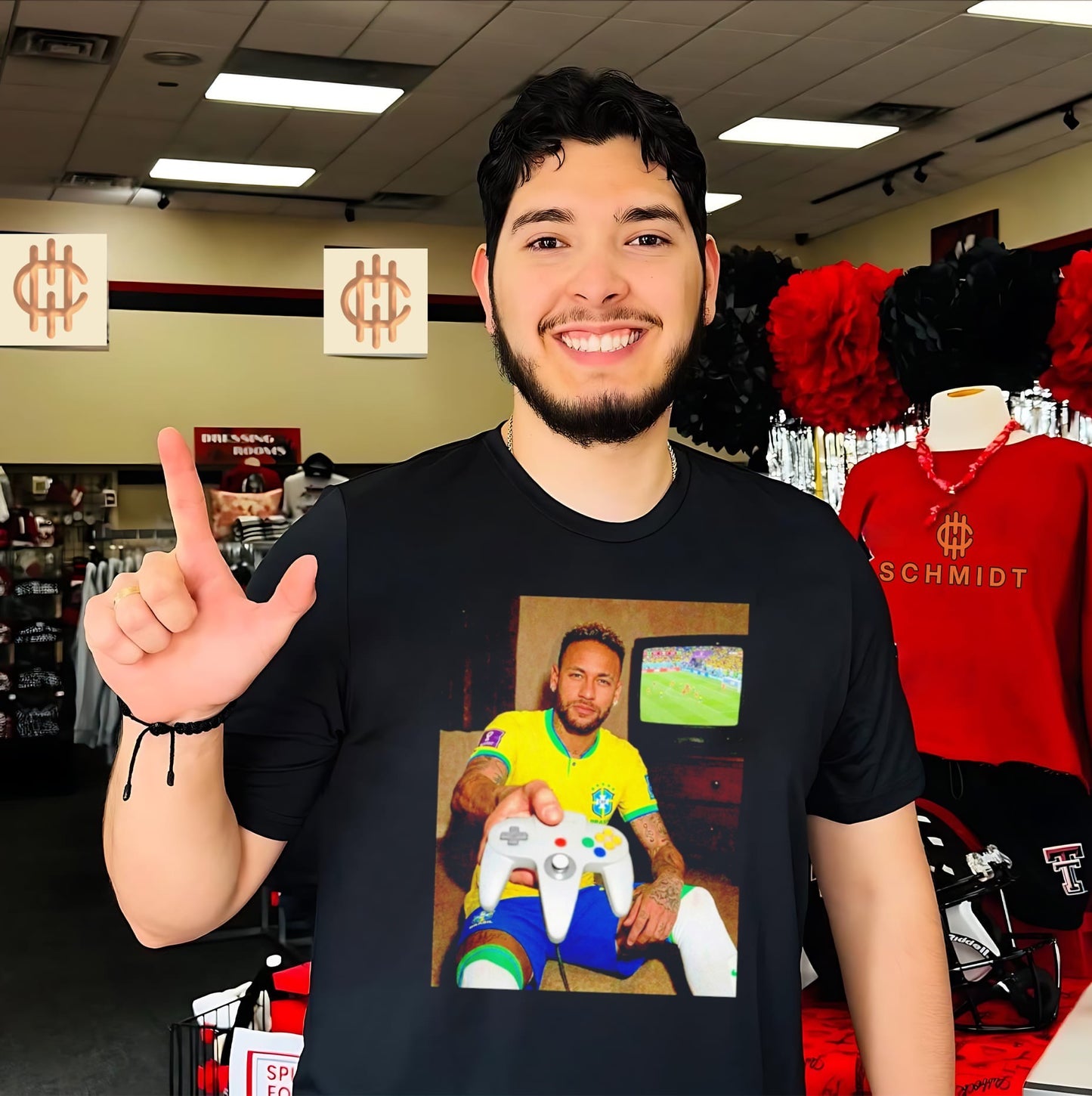 Neymar Jr Brazil National Team Gaming Seleção shirt