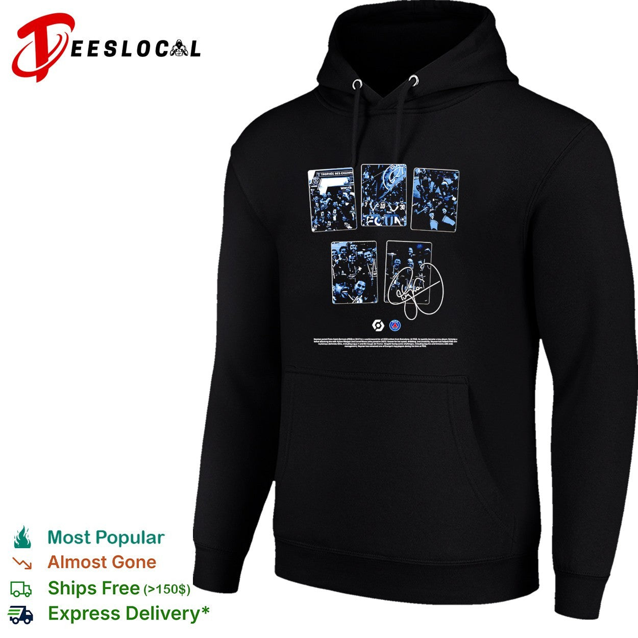 Neymar Paris Saint Germain signature shirt