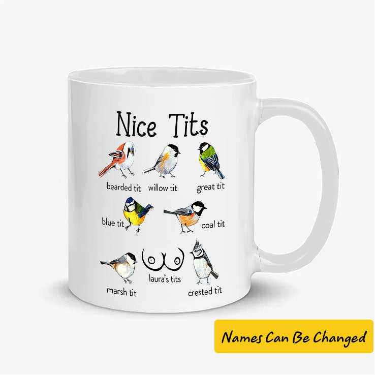 Tits Personalized Coffee Mug
