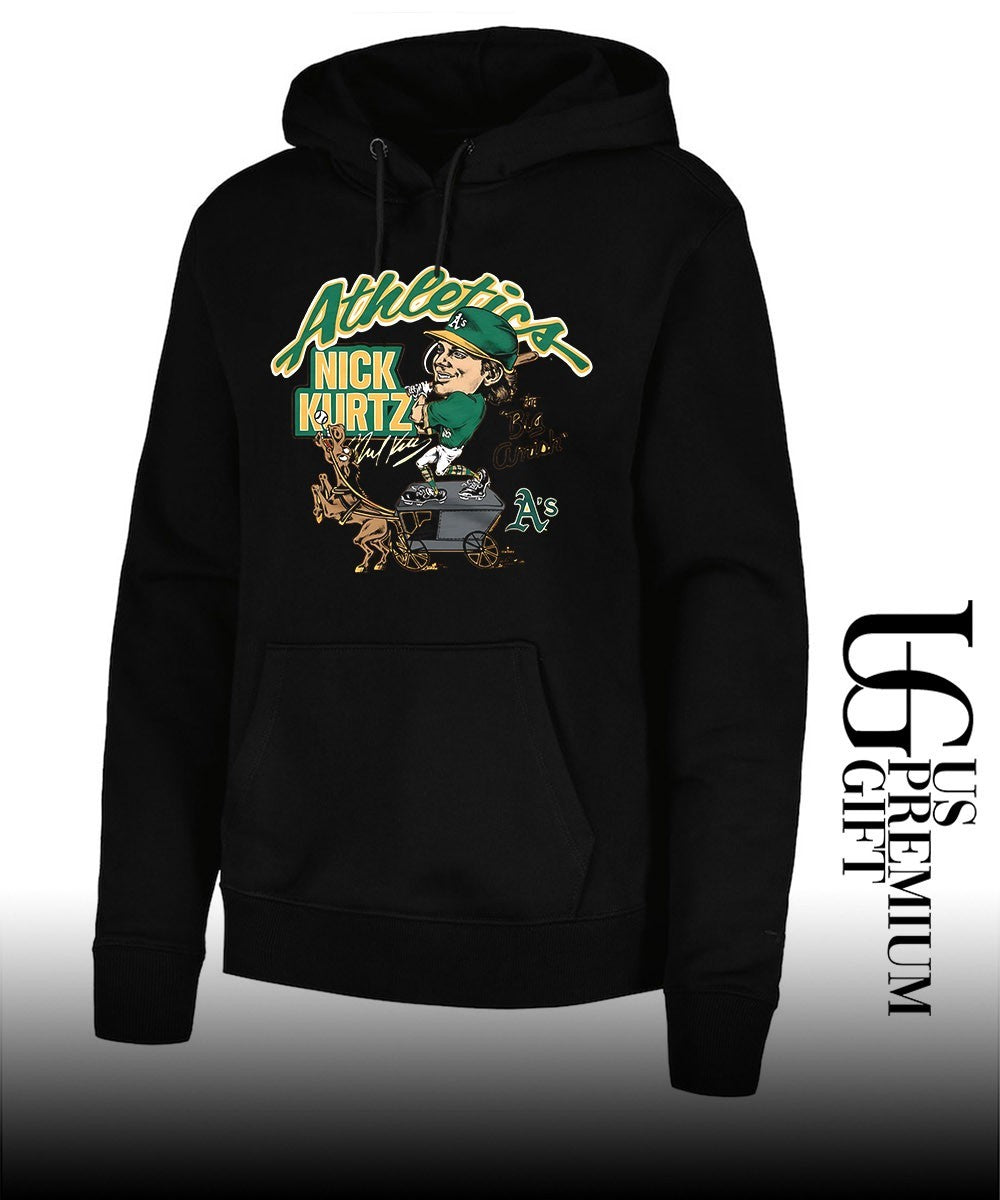 Nick Kurtz Oakland Athletics superstar cartoon T-shirt