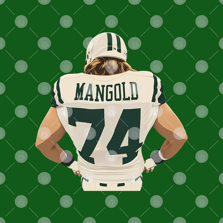 Nick Mangold 74 Tribute T Shirt