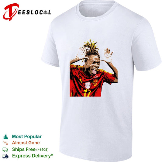 Nico Williams Spain celebration shirt