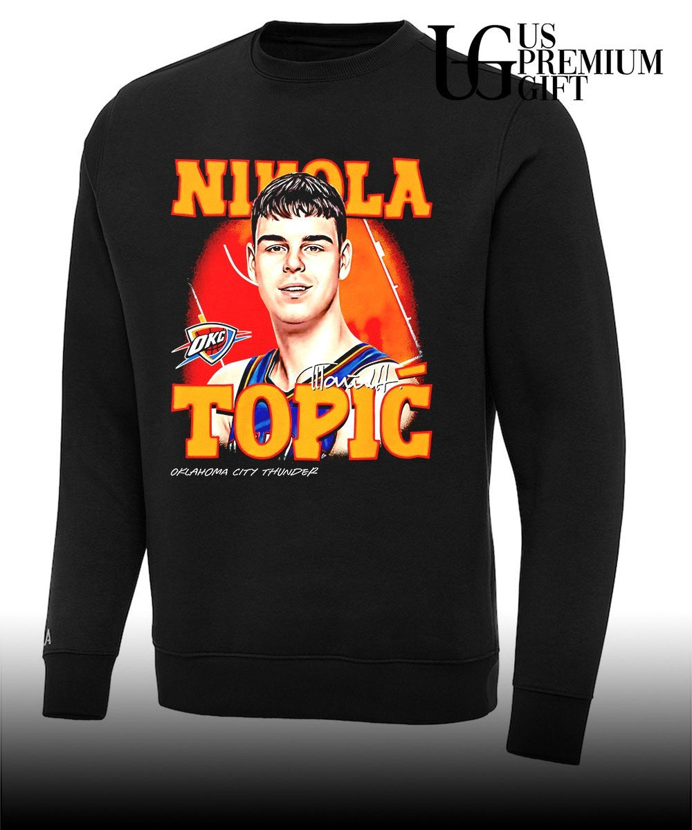 Nikola Topic Oklahoma City Thunder NBA Player Basketball signature shirt