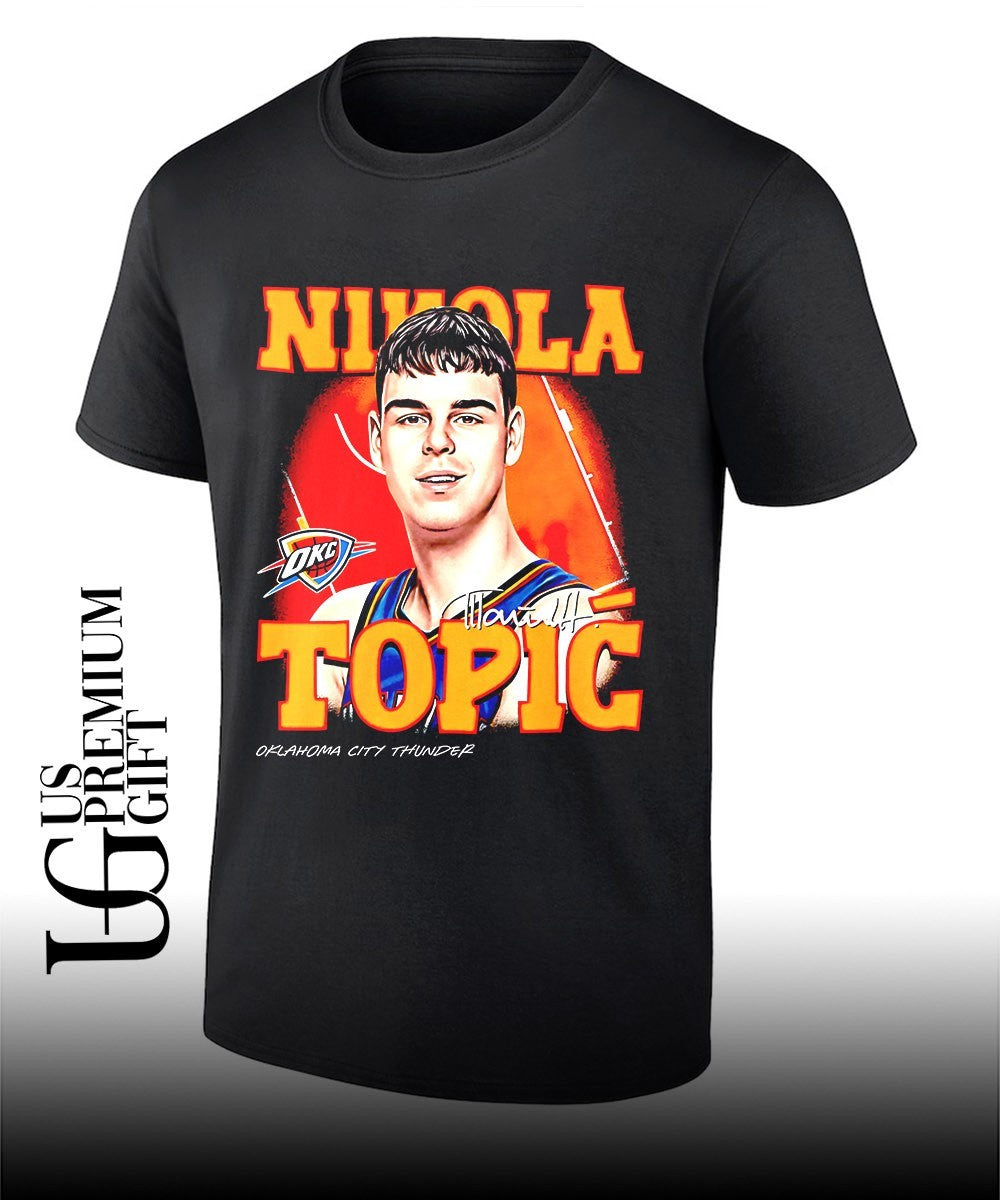 Nikola Topic Oklahoma City Thunder NBA Player Basketball signature shirt