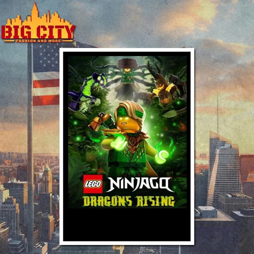 Ninjago Dragon Rising Season 4 Releases On April 2 2026 Poster Shirt