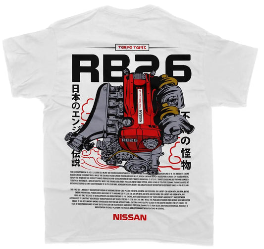 Nissan RB26 DET - Unisex T-Shirt - Car Enthusiast - Drifting Drag JDM