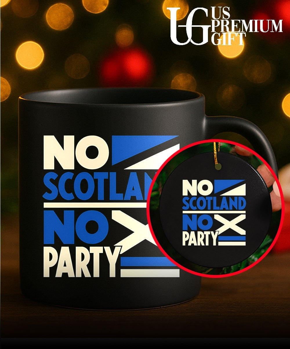 No Scotland No Party Scottish Football shirt