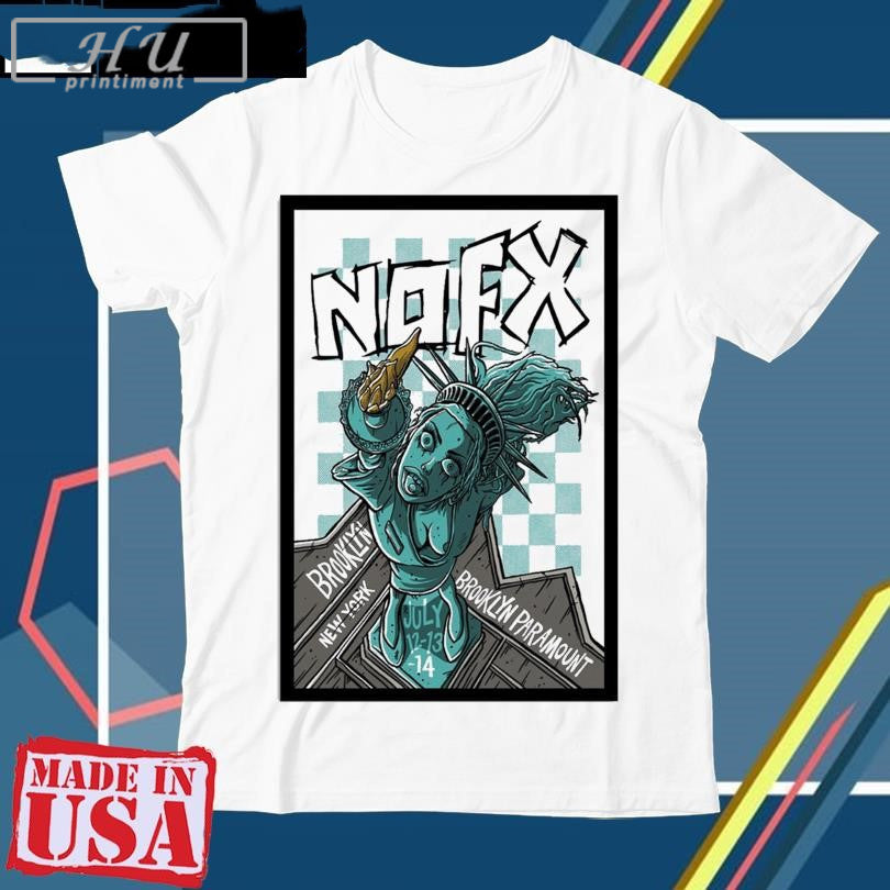 Nofx Brooklyn Paramount Brooklyn Ny July 12 14 Poster - clothing by TeeHivey.com