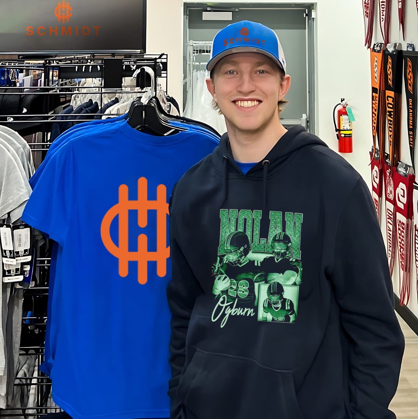 Nolan Ogburn Football Player athlete sports portrait shirt