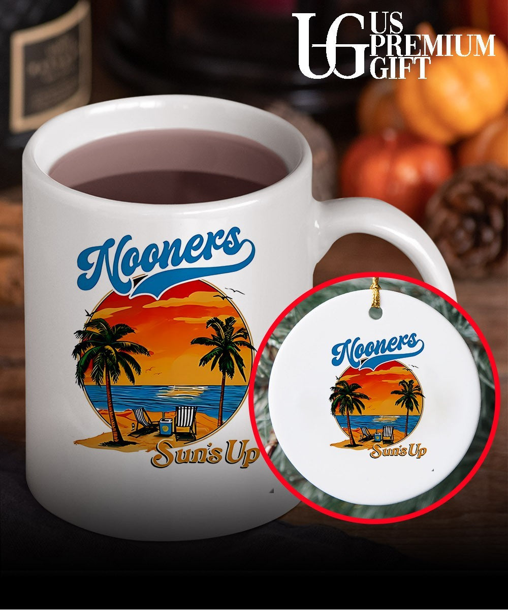 Nooners Sun’s Up Beach Sunset shirt