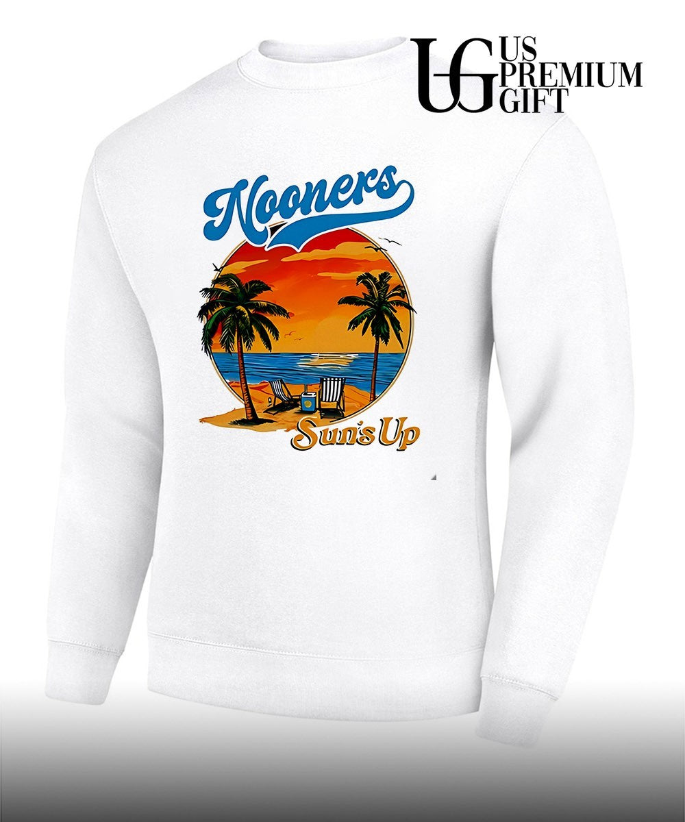Nooners Sun’s Up Beach Sunset shirt
