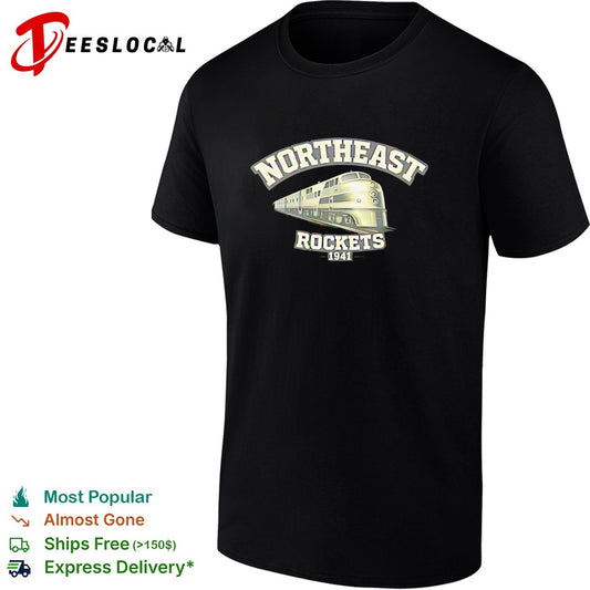 Northeast Rockets 1941 train railroad locomotive transport travel shirt