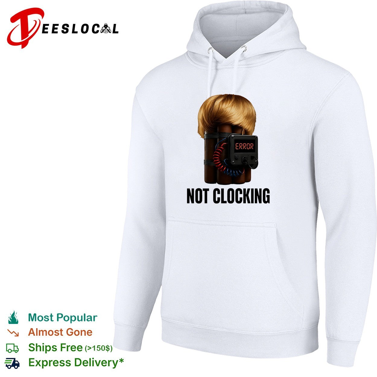Not clocking error bomb meme shirt