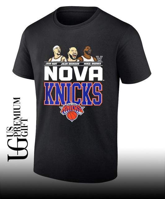 Nova Knicks Josh Hart Jalen Brunson Mikal Bridges Villanova NBA New York 2026 Finals shirt