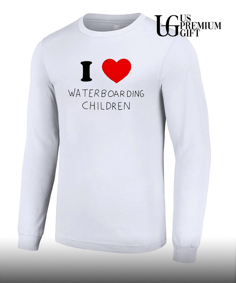 I love waterboarding children shirt
