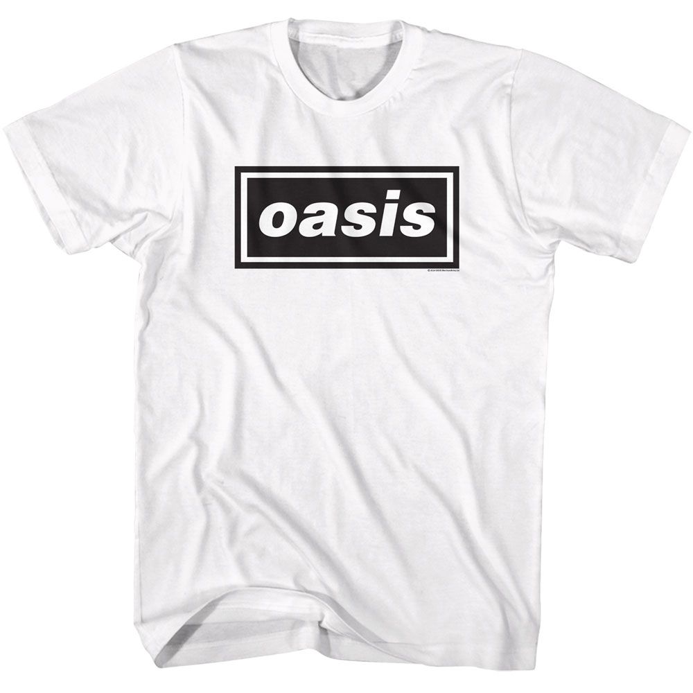 Oasis - Rectangular Logo - American Classics - Adult Short Sleeve T-Shirt Style001 - clothing by TeeHivey.com (Image 1)