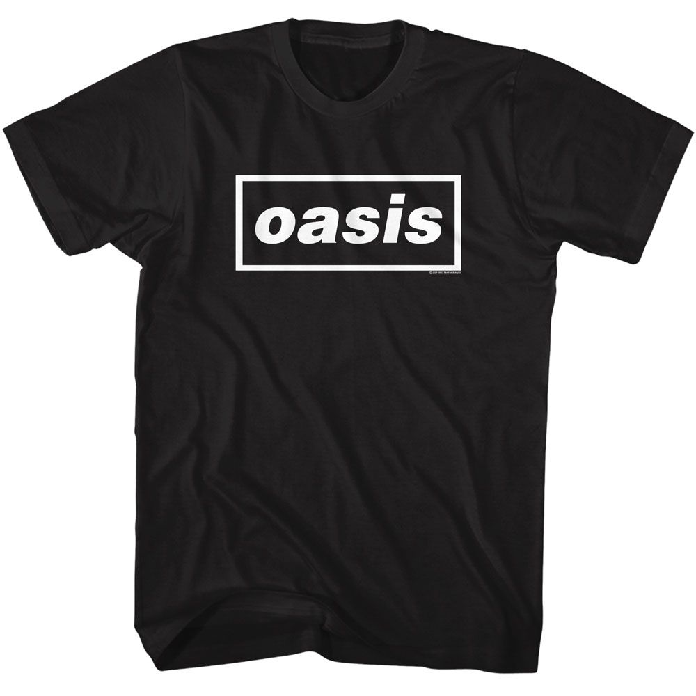 Oasis - Rectangular Logo - American Classics - Adult Short Sleeve T-Shirt - clothing by TeeHivey.com (Image 1)