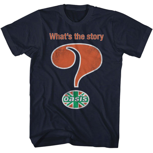 Oasis - Whats The Story - American Classics - Adult Short Sleeve T-Shirt - clothing by TeeHivey.com (Image 1)