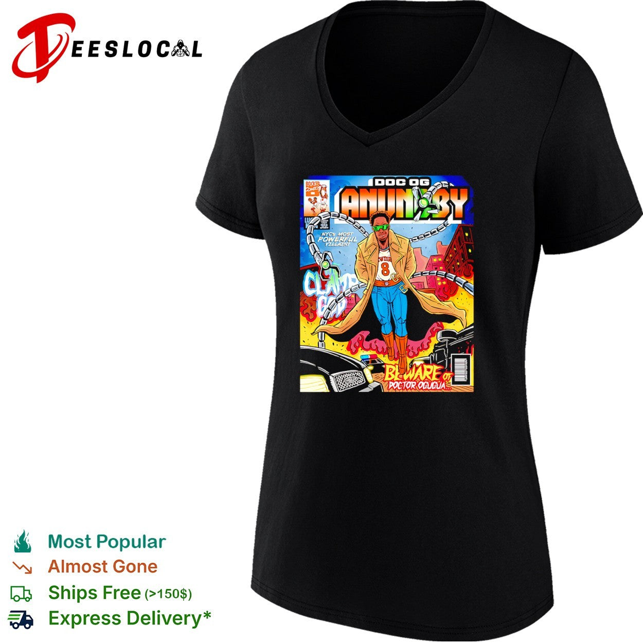 OG Anunoby New York Knicks NBA Beware of Doctor Ogugua Clamp God shirt