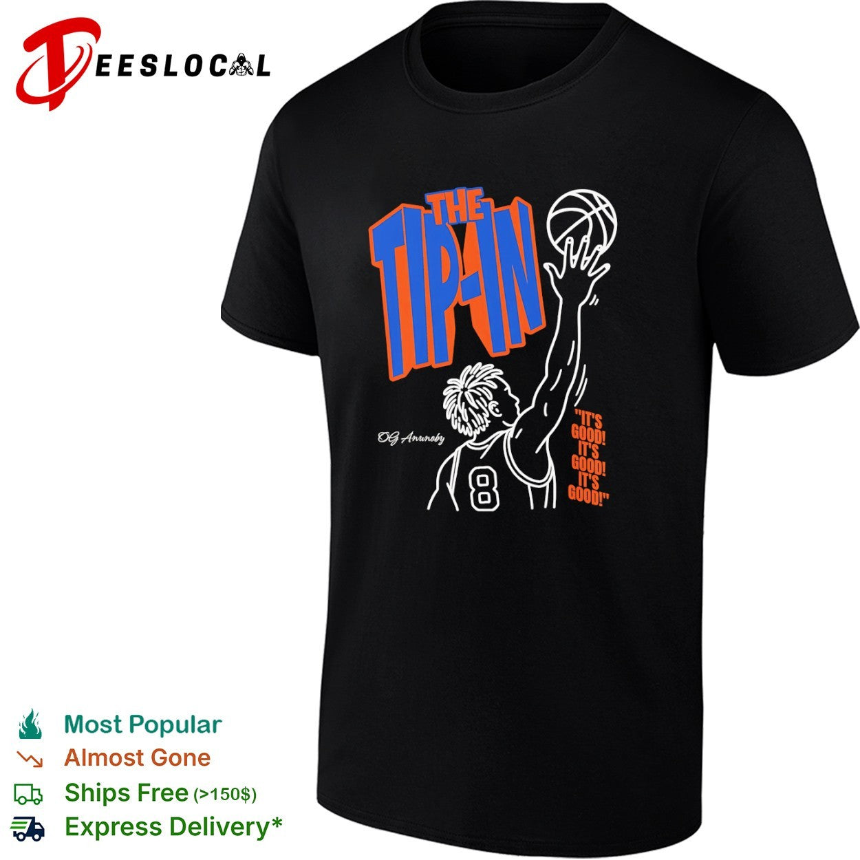 OG Anunoby New York Knicks NBA The Tip In It is Good It is Good It is Good shirt