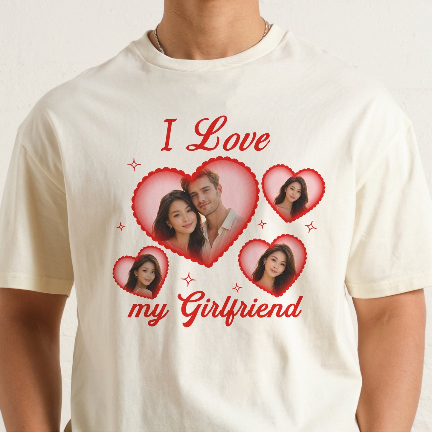 I Love My Girlfriend/Boyfriend Custom Tee