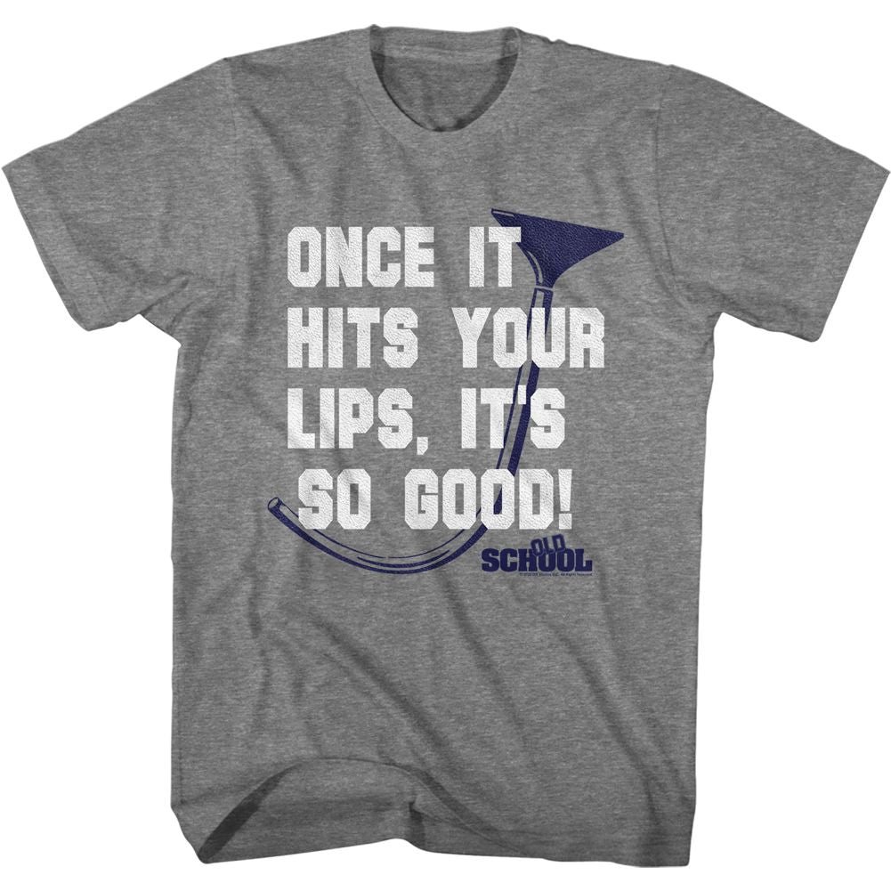 Oldschool - Once It Hits - Short Sleeve - Heather - Adult - T-Shirt - clothing by TeeHivey.com