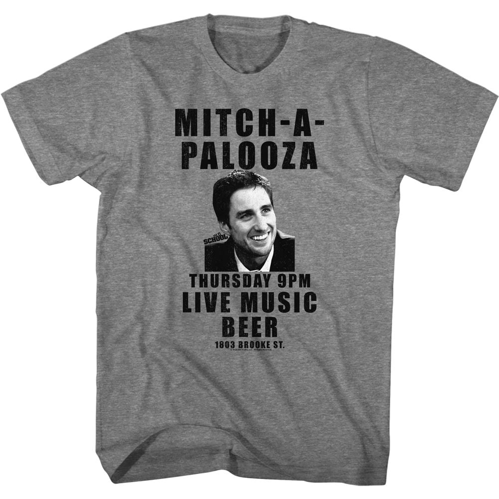 Oldschool - Mitch-A-Palooza - Short Sleeve - Heather - Adult - T-Shirt - clothing by TeeHivey.com