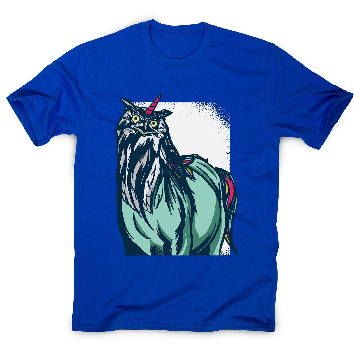 Owl unicorn - men's funny premium t-shirt