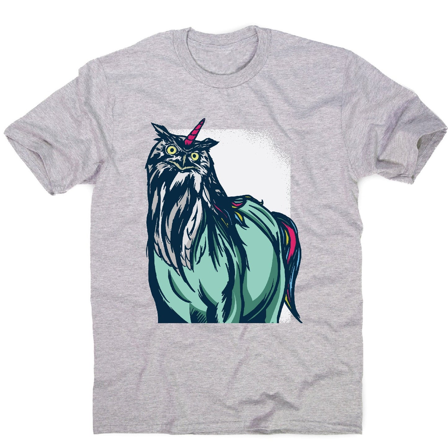 Owl unicorn - men's funny premium t-shirt