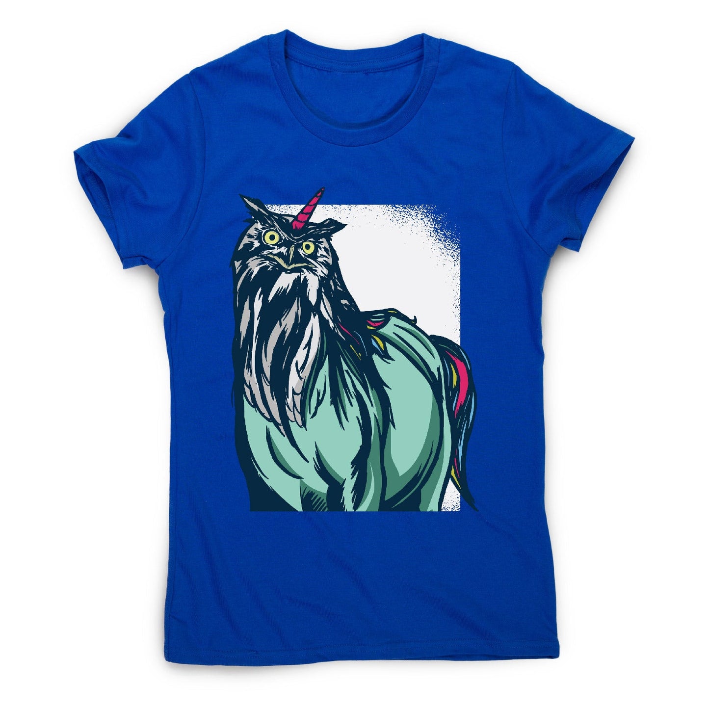 Owl unicorn - women's funny premium t-shirt
