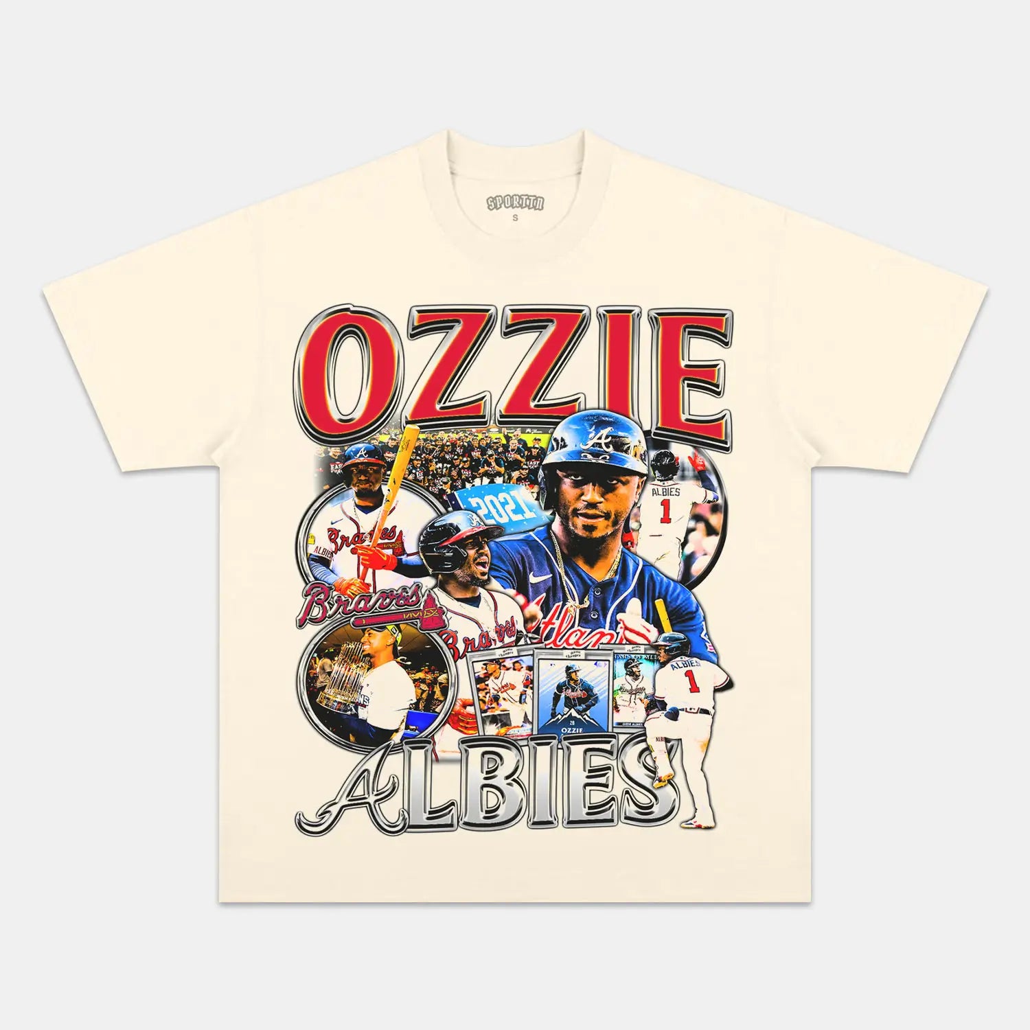 OZZIE ALBIES TEE Style002 - clothing by TeeHivey.com (Image 3)