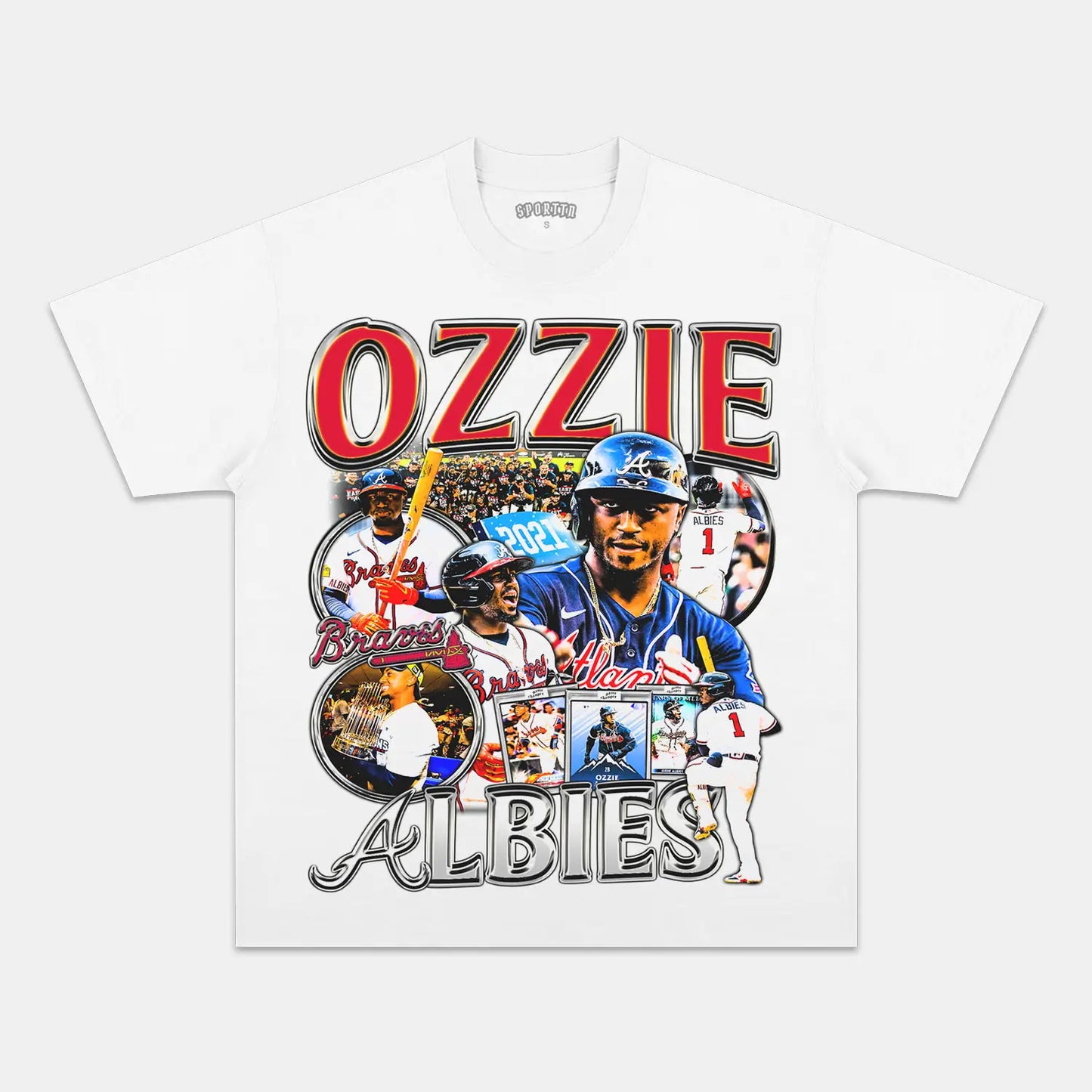 OZZIE ALBIES TEE Style002 - clothing by TeeHivey.com (Image 2)