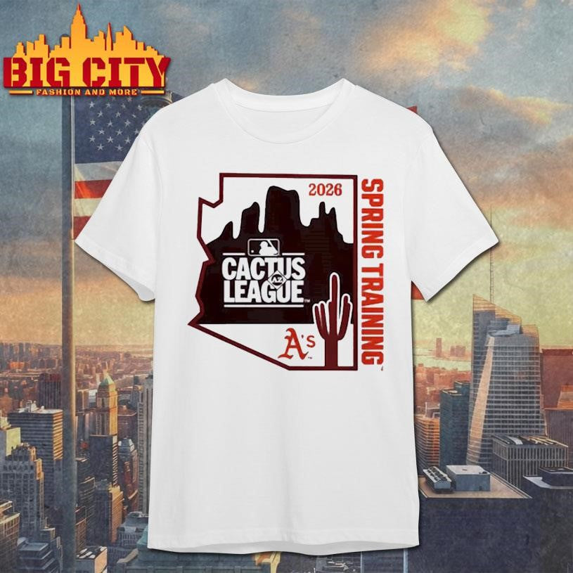 Oakland Athletics 2026 Spring Training Cactus League Influx Ball Bold Shirt