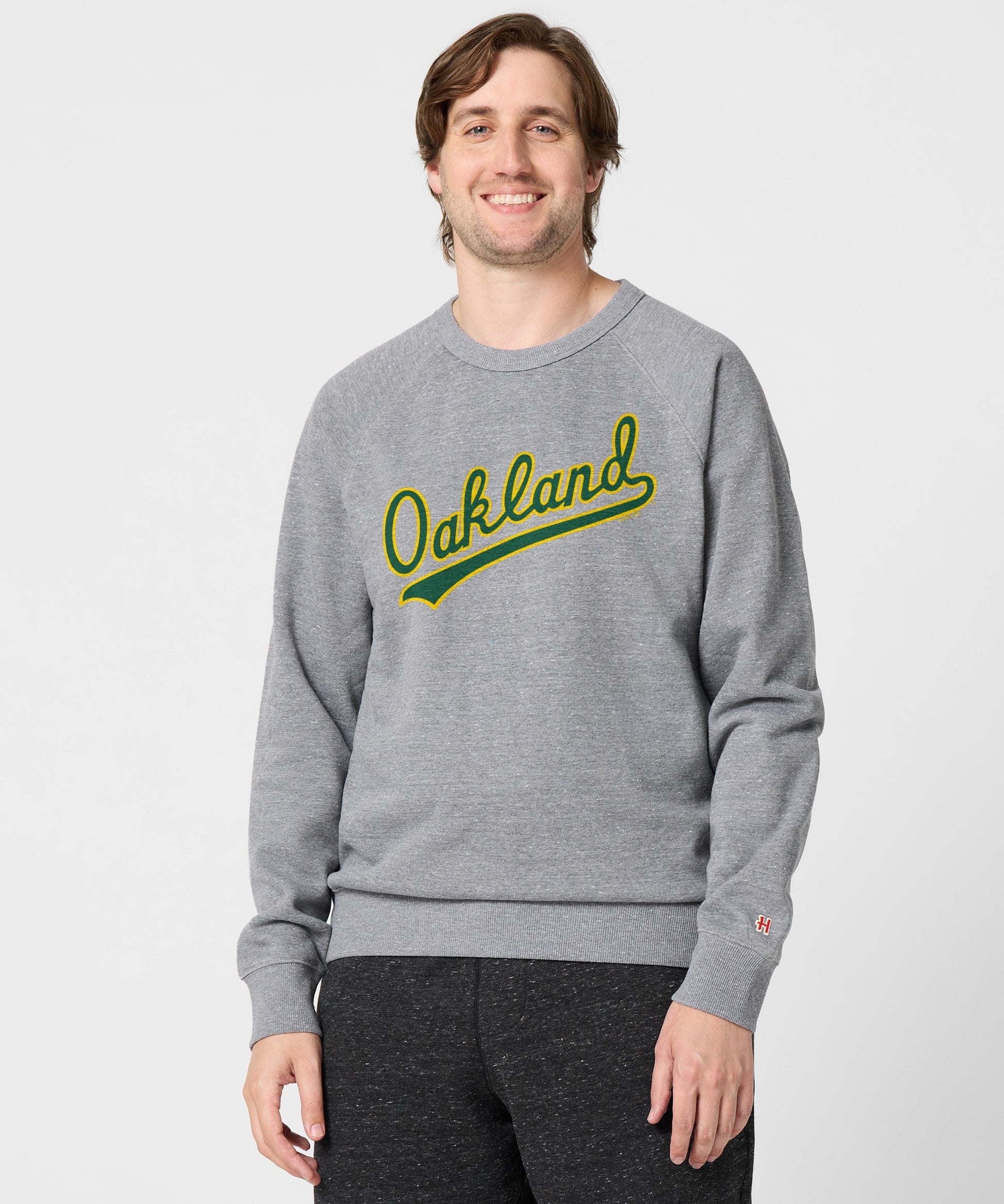 Oakland Athletics Jersey Logo '87 Crewneck