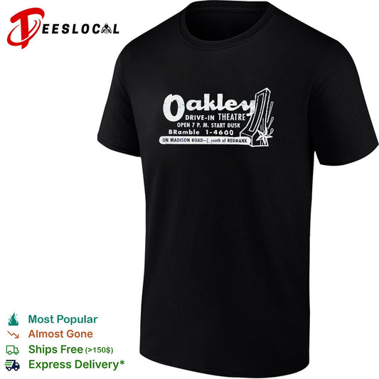 Oakley Drive In Theatre vintage movie poster on Madison Road south of Redbank shirt
